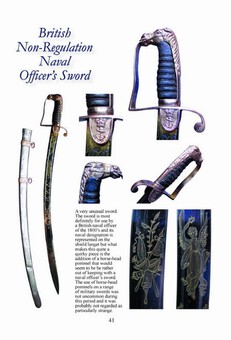 Antique British Napoleonic Naval Officers’ Swords and British 18th & 19th Century Naval Cutlasses - Full Colour Sword Booklets for Collectors