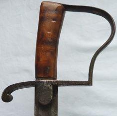 Antique C.1780 English Infantry Hanger Short Sword