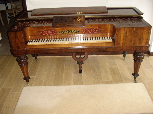 COLLARD SQUARE PIANO BY COLLARD & COC1850 RECENTLY REFURBISHED & REPOLISHED