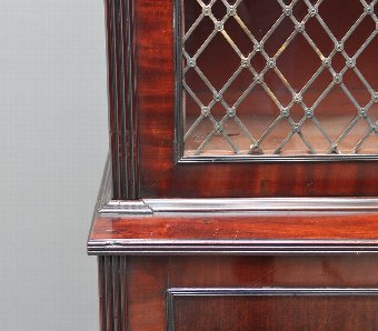 Antique Large Regency mahogany bookcase