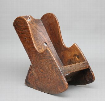 18th Century elm Child's rocking chair