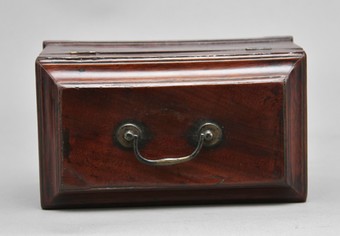 Antique 18th Century mahogany tea caddy
