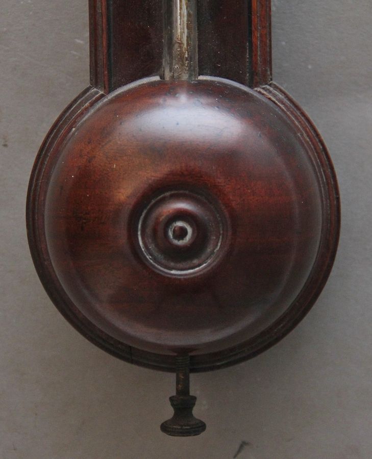 Antique Early 19th Century mahogany stick barometer by Tagliaue & Torre of 294 Holborn, London