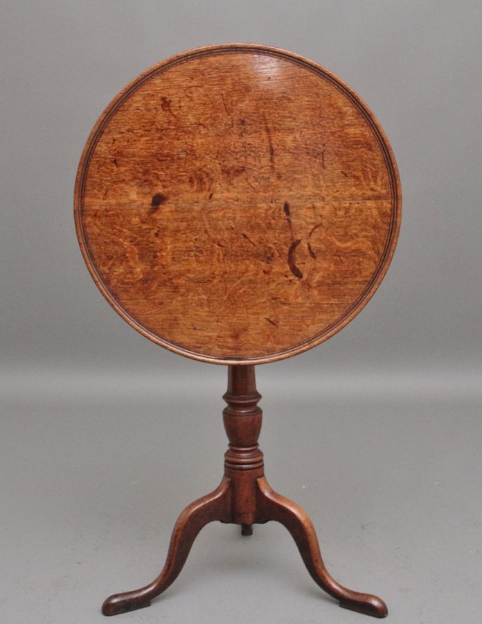Antique 18th Century oak wine table from the Georgian period