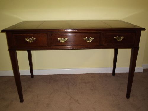 19th Century Mahogany Library/Writing Table