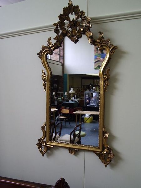 Italian Gilt Wood Wall Mirror