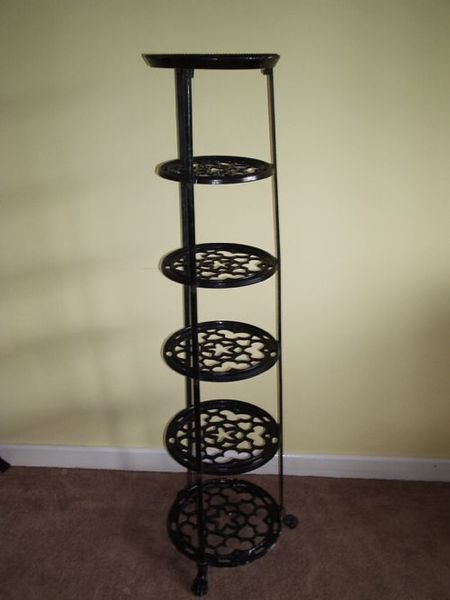 Wrought Iron Saucepan Stand