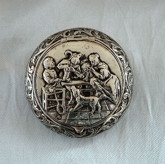 Vintage Dutch Silver Snuff Box