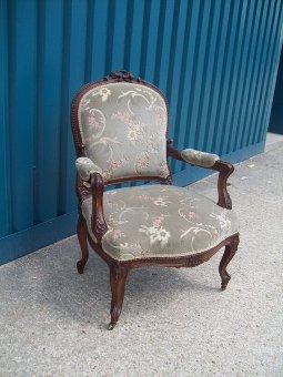 19th.Century French Walnut Armchair.