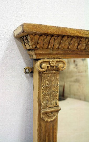Antique William IV Gilt Overmantel Mirror