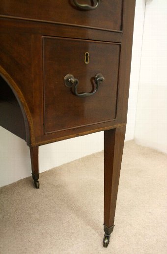 Antique George III Mahogany Inlaid Dressing Table/Side Table