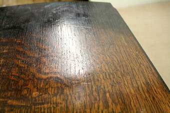Antique Jacobean Style Oak Drop Leaf Table
