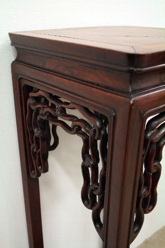 Antique Chinese Hardwood Plant Stand