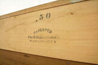 Antique American Oak Filing Cabinet