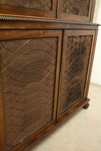 Antique Regency Rosewood Cabinet by William Trotter