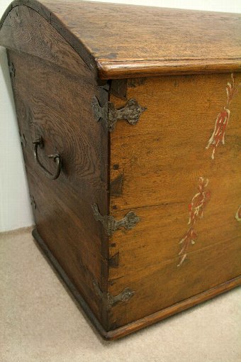 Antique Large Victorian Oak Coffer/Kist