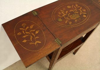 Antique Dutch Marquetry Side Table