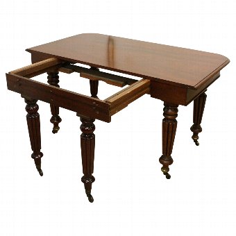Antique Early Victorian Mahogany Dining Table