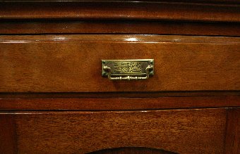 Antique Late Victorian 3 Door Cabinet Bookcase