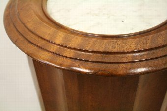 Antique Mid Victorian Cylinder Pot Locker