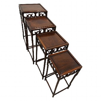 Nest of 4 Chinese Tables