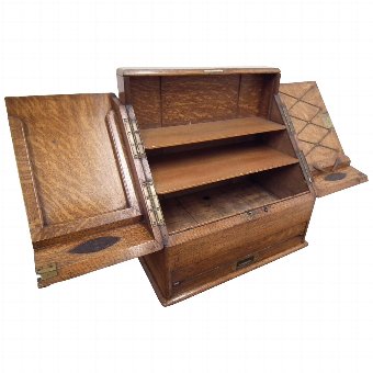 Oak Stationery Cabinet