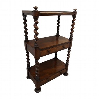 Mahogany Three Tier Whatnot