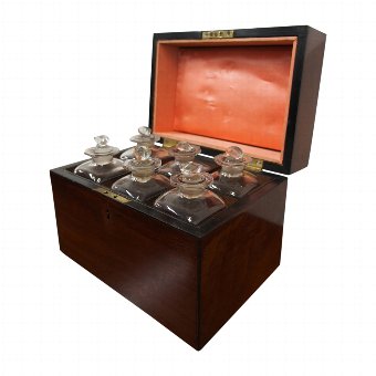 George III Mahogany Decanter Box
