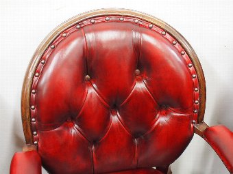 Antique Rare Set of 6 Carved Rosewood Armchairs
