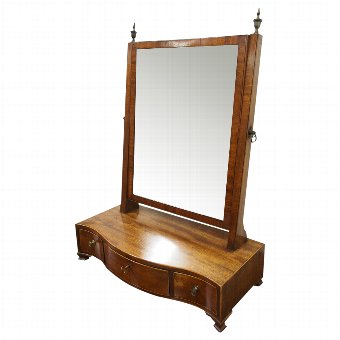 George III Mahogany Dressing Mirror
