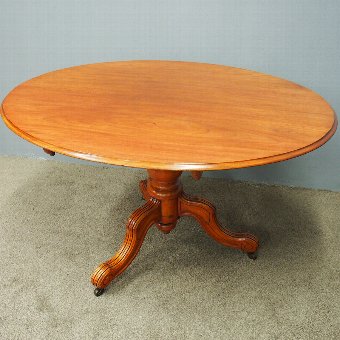 Victorian Oval Mahogany Breakfast Table