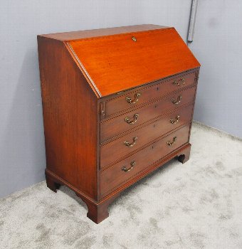 George III Mahogany Bureau