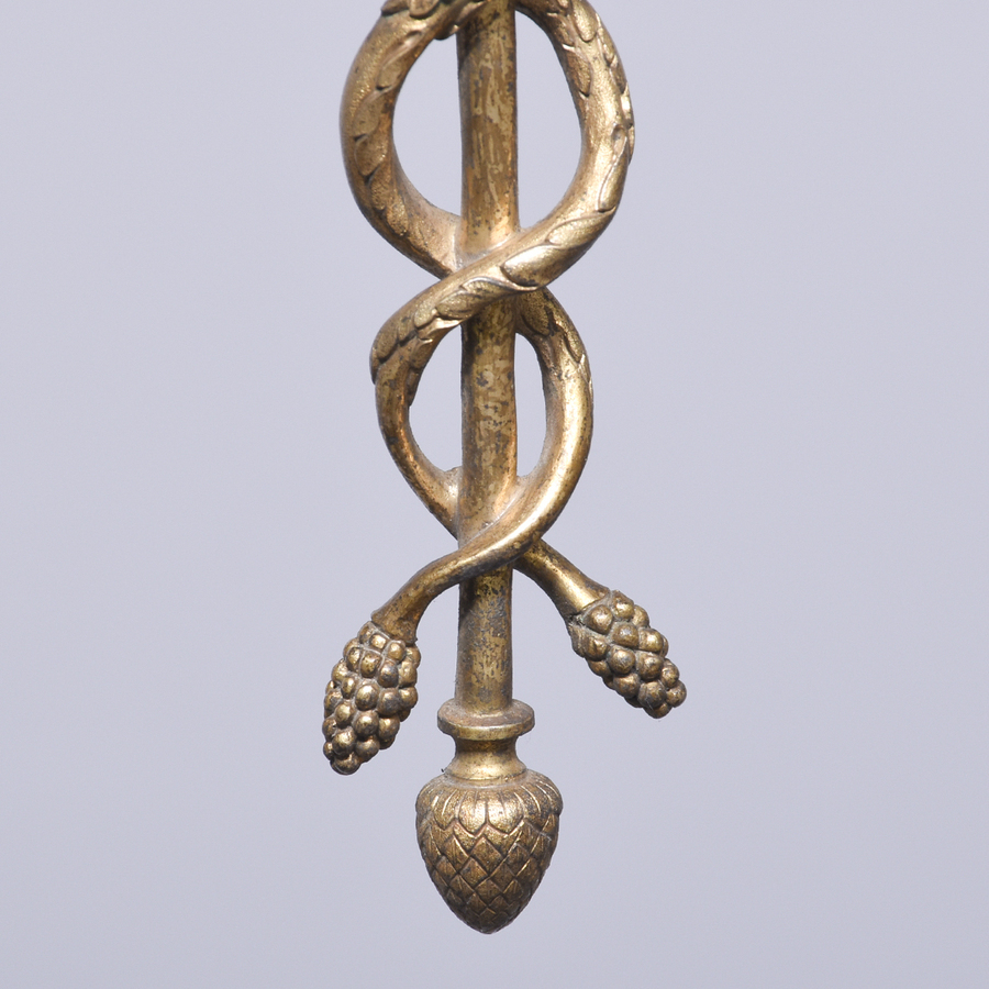 Antique Pair of Neoclassical Gilt Bronze Sconces