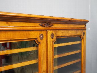 Antique Victorian Walnut Collectors Cabinet