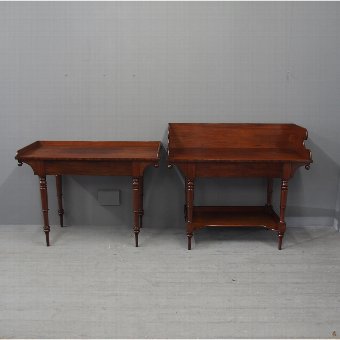Matched Pair of a Wash Stand and Writing Table