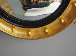 Antique Regency Style Convex Mirror