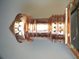 Antique Edinburgh Copper and Steel Street Lamp