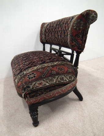 Antique Victorian Carpet Sofa
