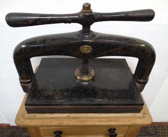 Antique Mid Victorian Bookpress on Stand