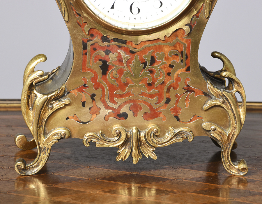Antique French Boulle Mantle Clock