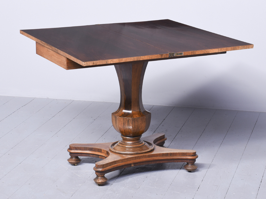 Antique George IV Rosewood Tea Table