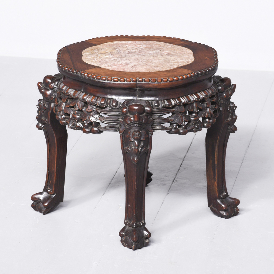Qing Dynasty Huanghuali Stand