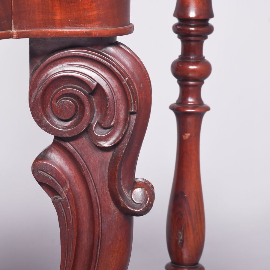 Antique Magnificent Tall William IV Carved Mahogany Hall Stand