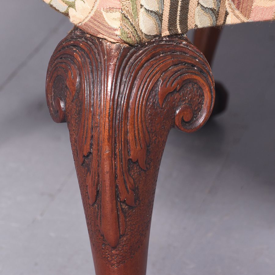 Antique George III Style Mahogany Armchair