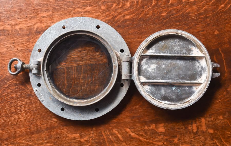 Antique Cast Brass Porthole