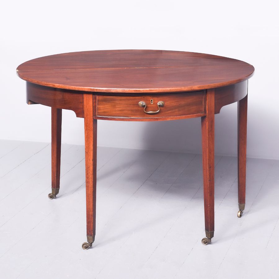Antique George III Mahogany Tea Table