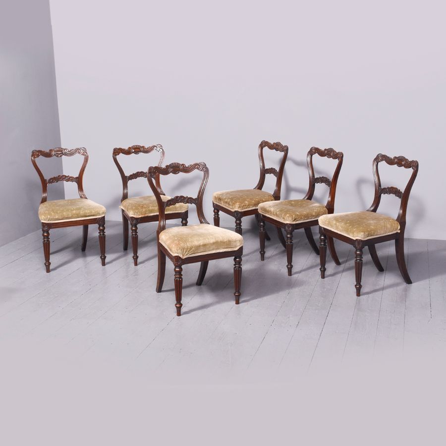 Set of Six George IV Rosewood Chairs