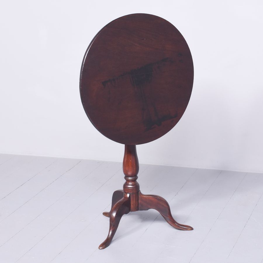 Antique George III Mahogany Snaptop Table 