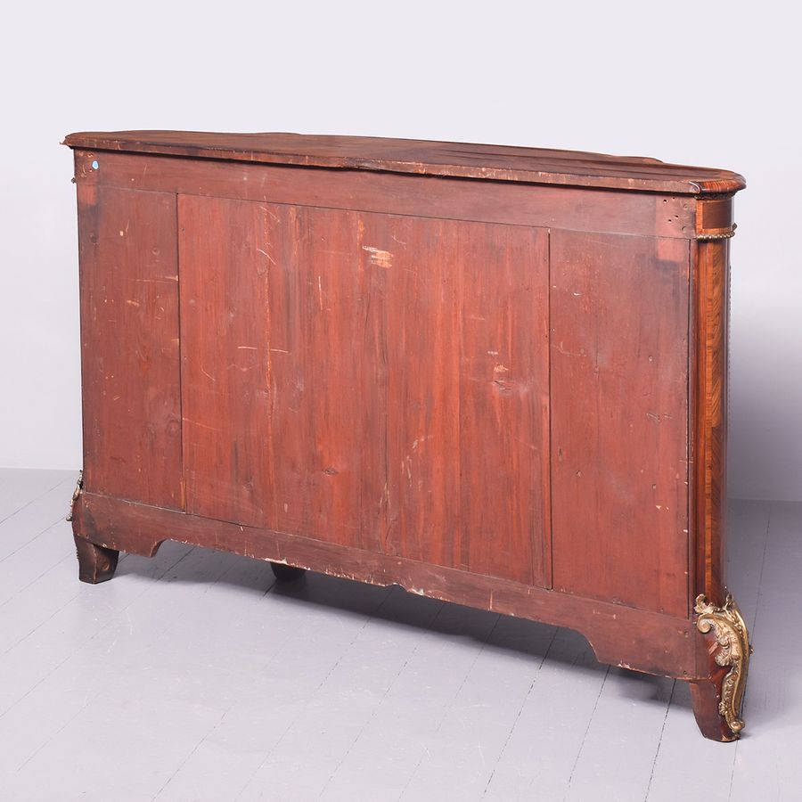 Antique A Fine French Kingwood Credenza 