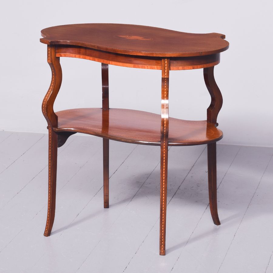 Sheraton Style Shaped Occasional Table